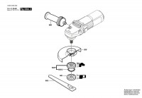 Bosch 3 603 C99 A00 Pws Edition Angle Grinder 230 V / Eu Spare Parts
